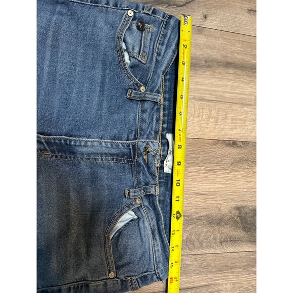 Kancun Blue Womens 9/28 Slim Fit Jeans Stretch Denim Distressed Detail Casual Ev - Picture 5 of 8